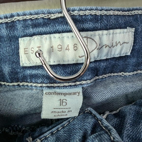 Cato denim contemporary women's capri jeans with embellished pockets size 16 - Picture 6 of 6